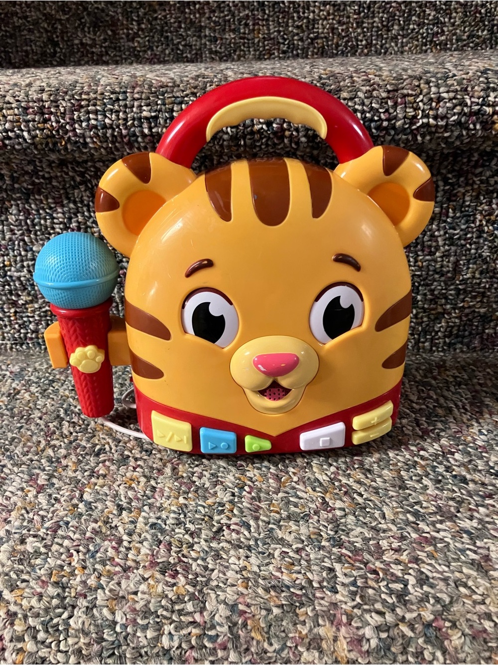 Yellow  Daniel Tiger Sing-Along Karaoke Toy with Microphone